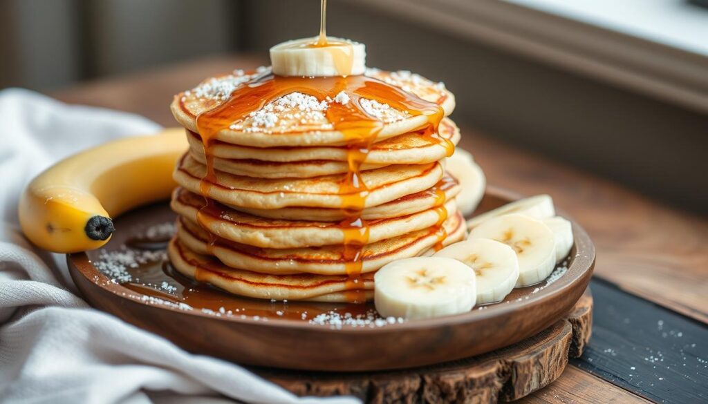 Banana egg pancakes