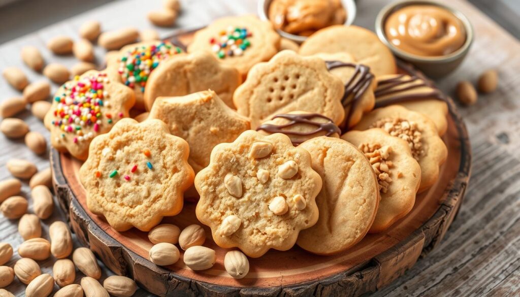 Customized peanut biscuits