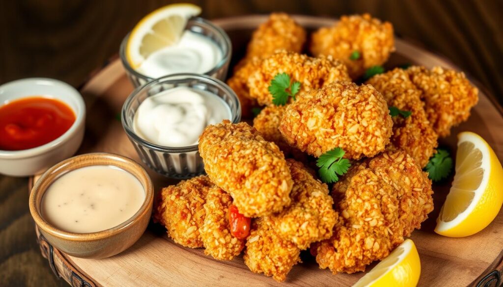 Parmesan chicken strips