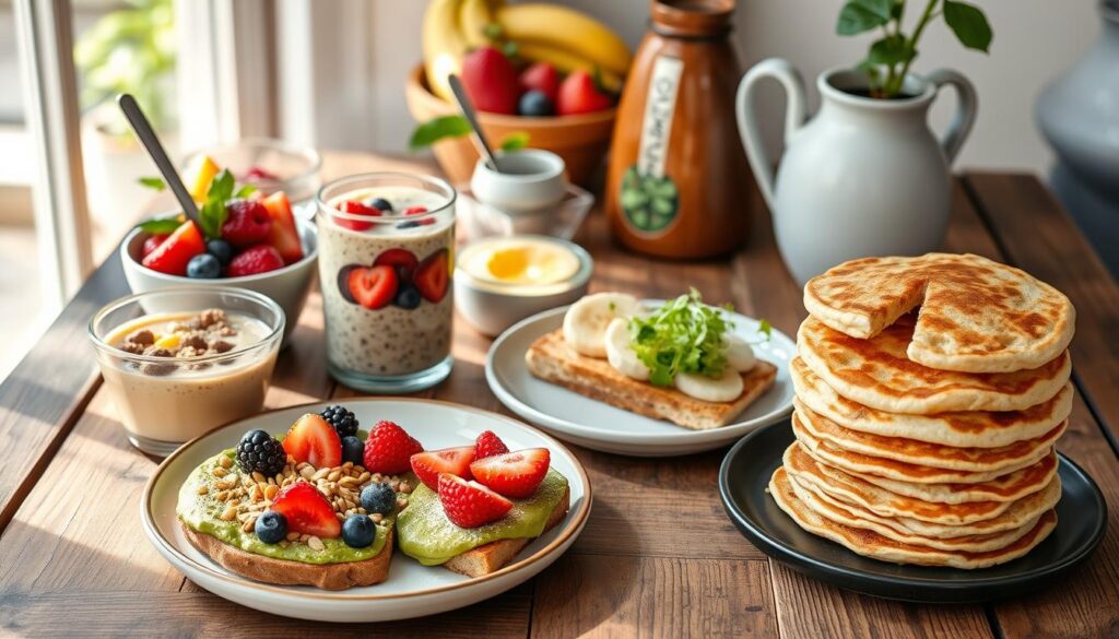 Vegan and gluten-free breakfast options