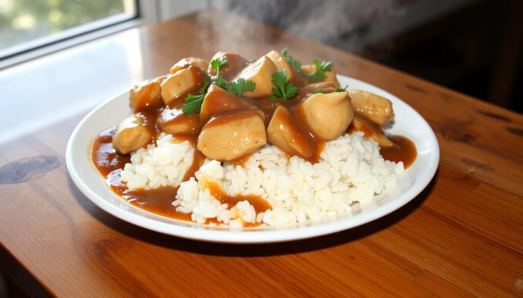 chicken and rice gravy