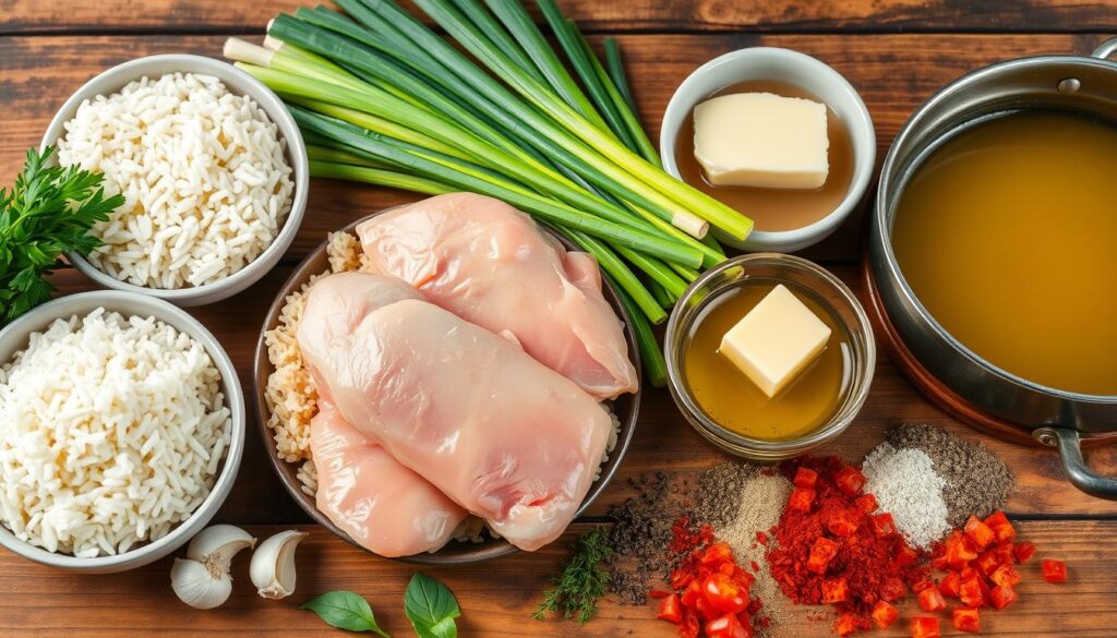 chicken and rice gravy ingredients