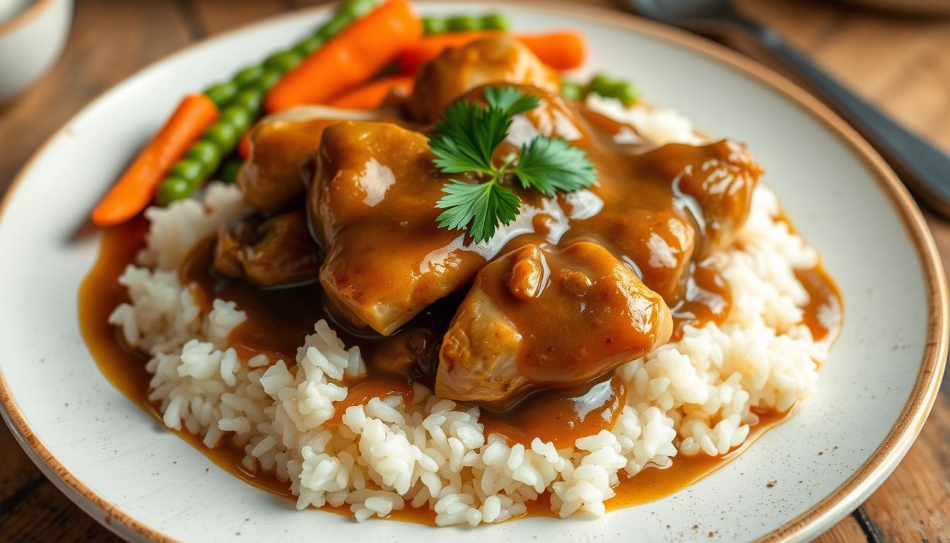 chicken and rice gravy