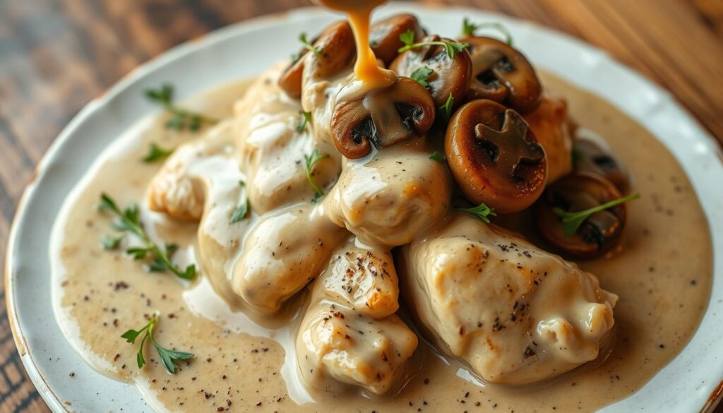 mushroom cream sauce