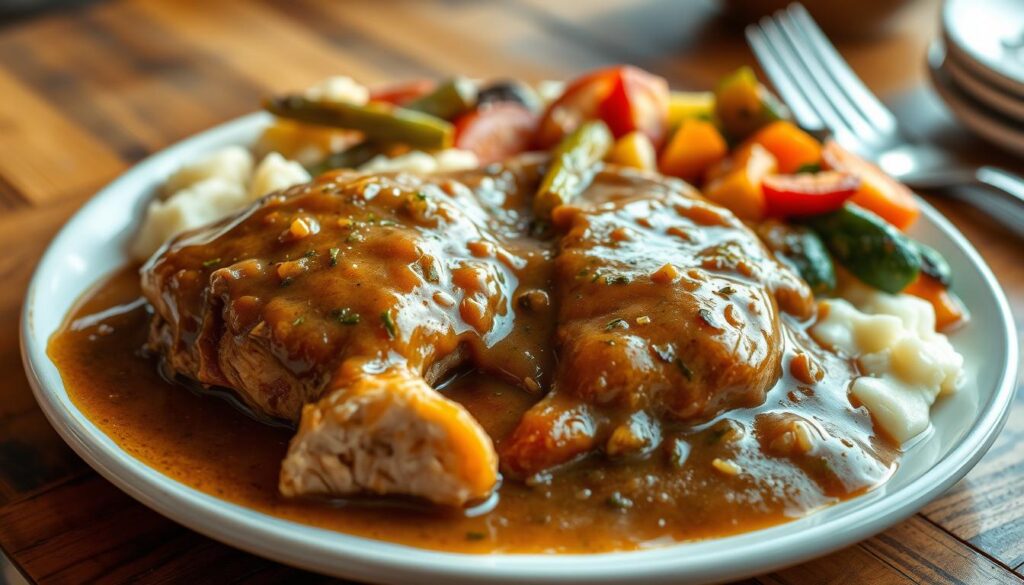 smothered chicken